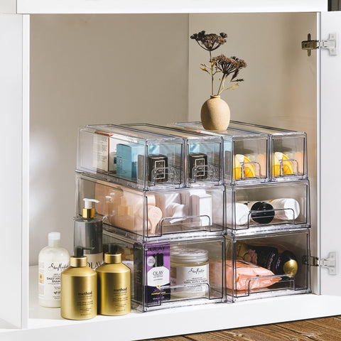 Sorbus fit inside standard fridge shelves for organized storage