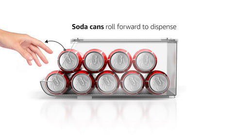 Two Sorbus organizers stacked for compact pantry storage