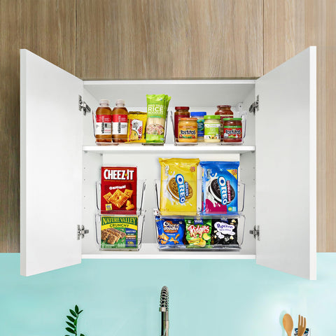 Sorbus under-sink open-front bin for quick household item access