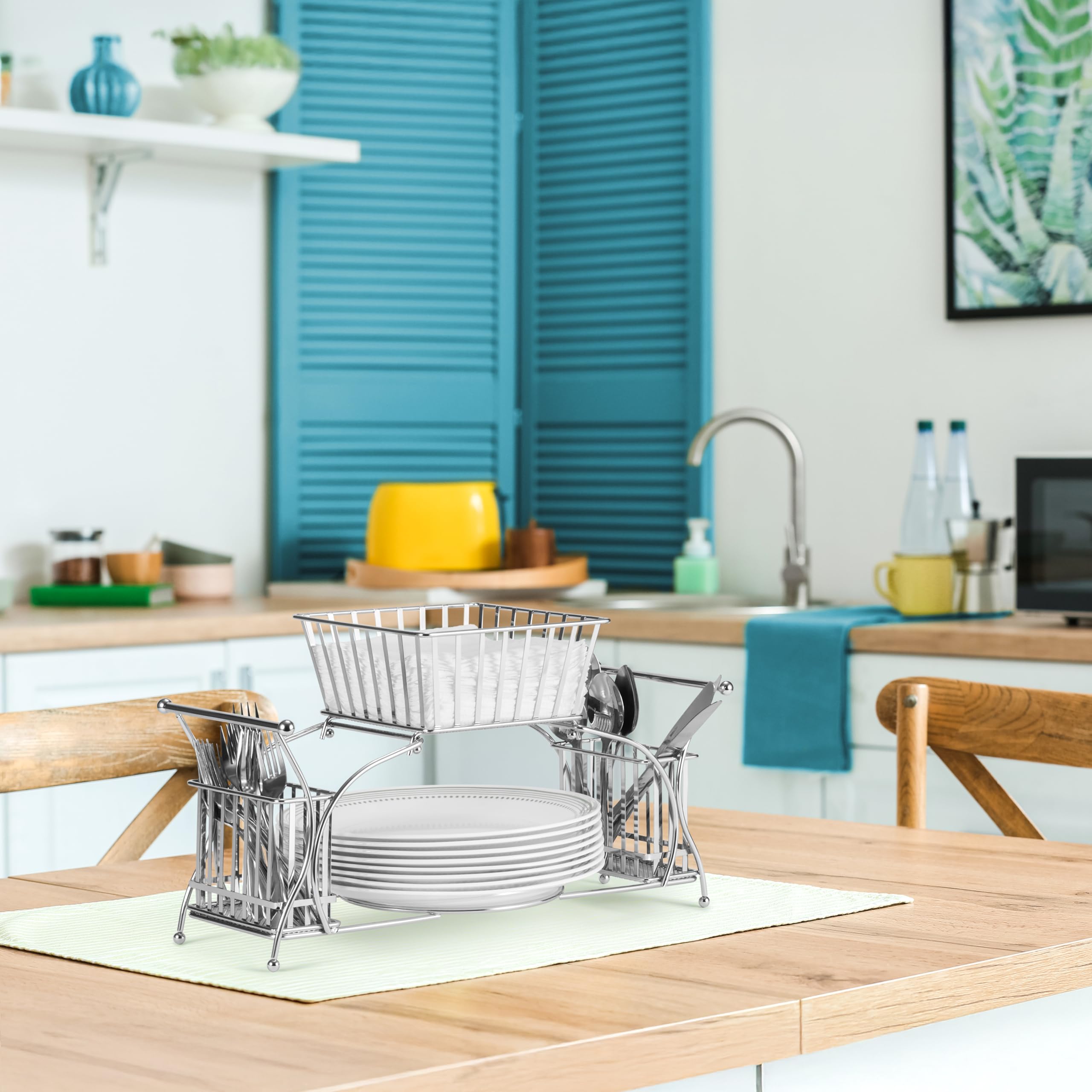 Sorbus buffet station stacks with other units for larger gatherings.