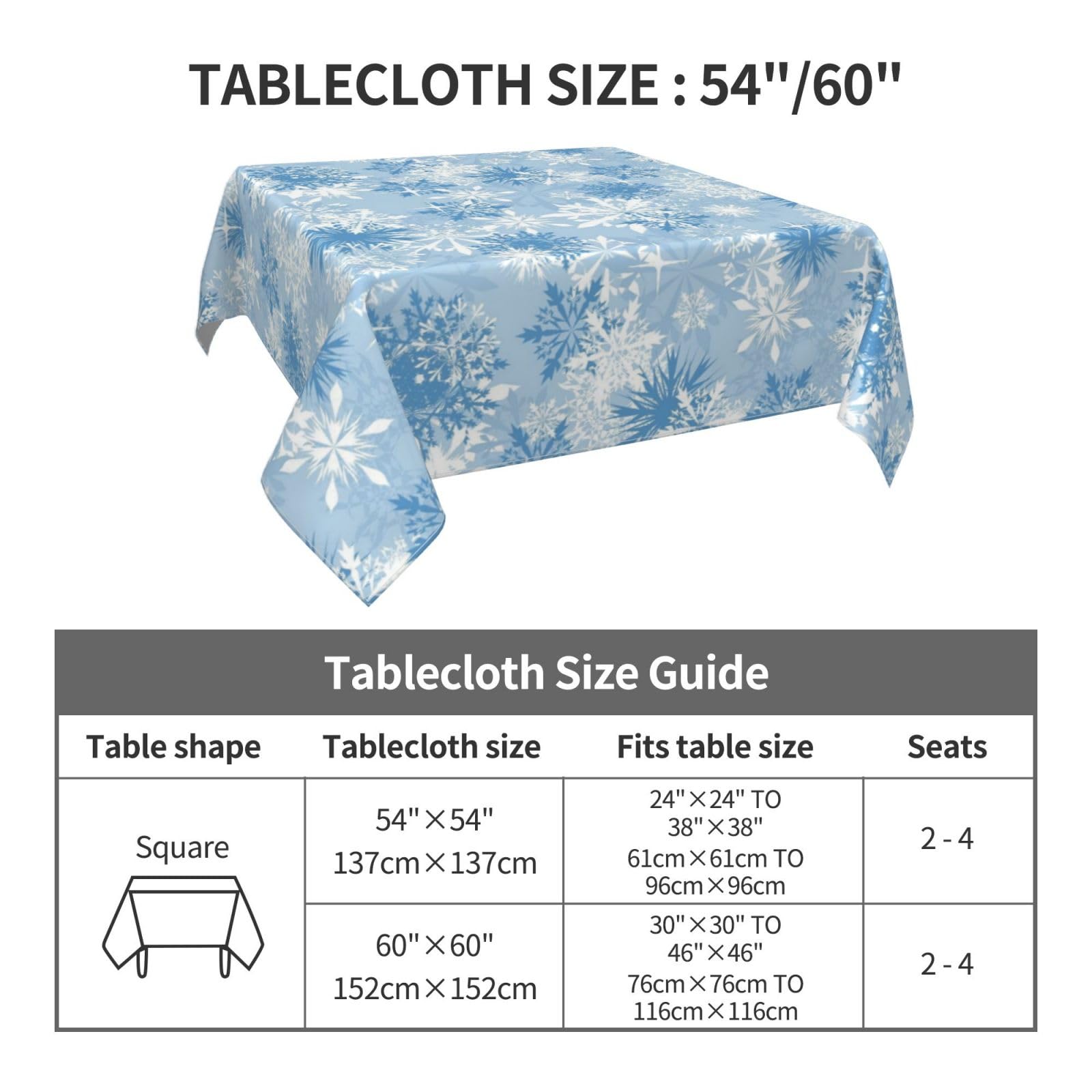 Sorktse holiday entertaining table cover for parties and events