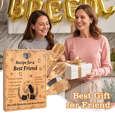 Sornivra engraved spatula, part of the best friend gift set, ideal for cooking moments.