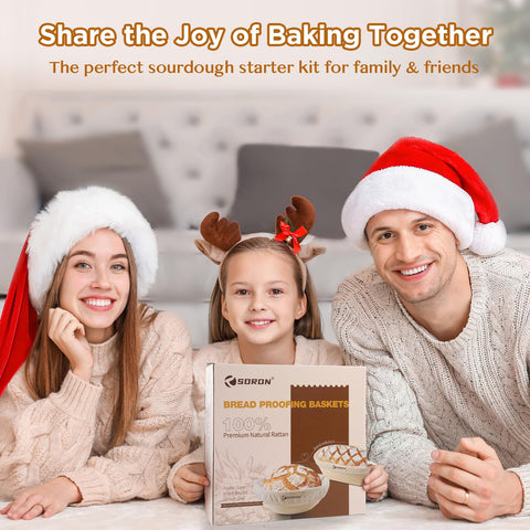 SORON gift set packaging showing a complete bake-ready kit.