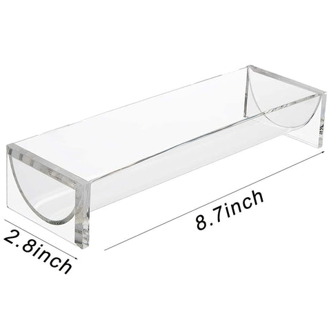 SOUJOY acrylic biscuit server rectangle showcases small treats with durable clarity.