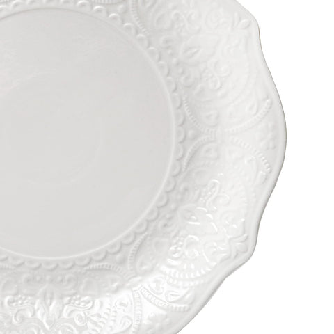 SOUJOY plate close-up reveals embossed texture and smooth glaze.