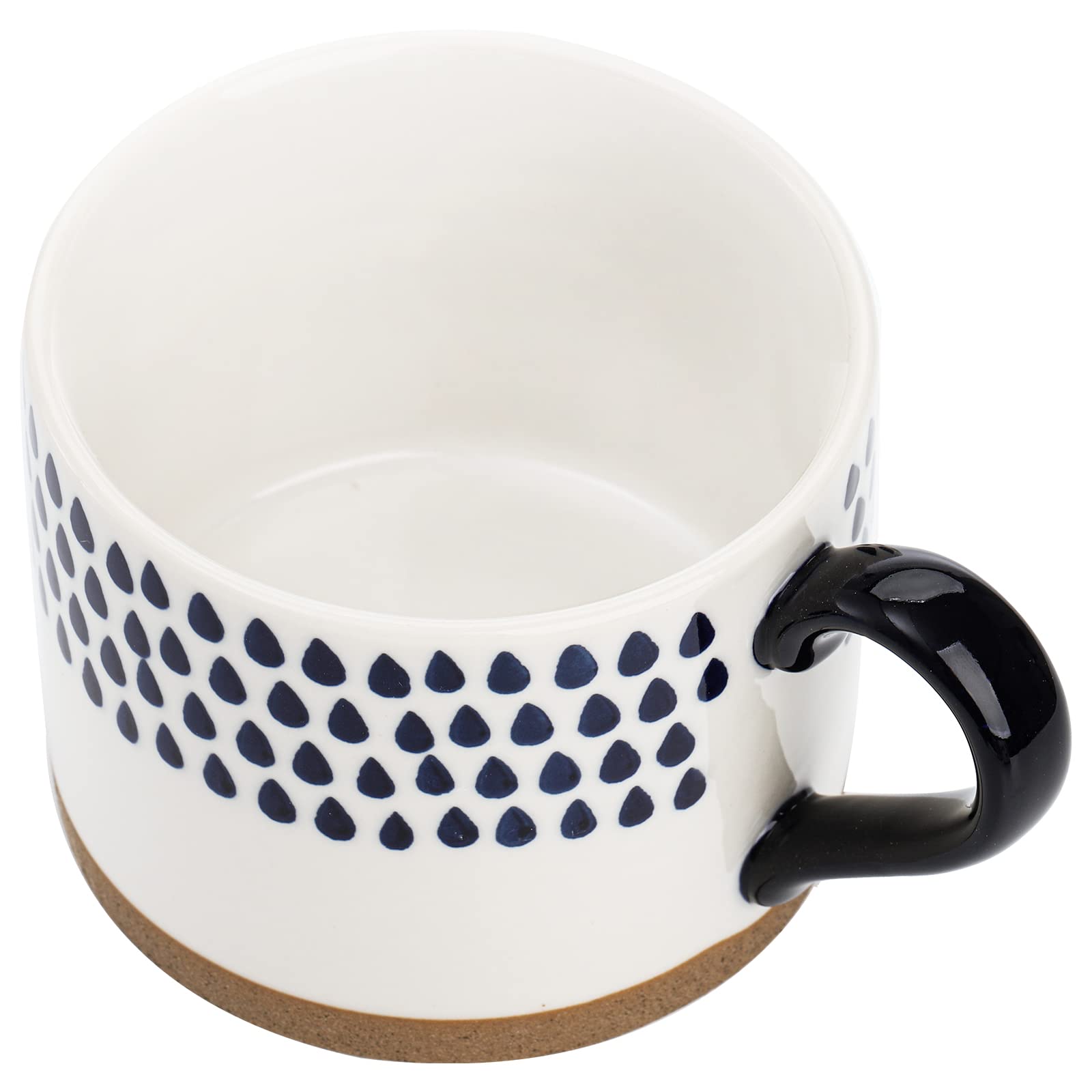 SOUJOY large 15oz mug delivers ample capacity for morning refills.