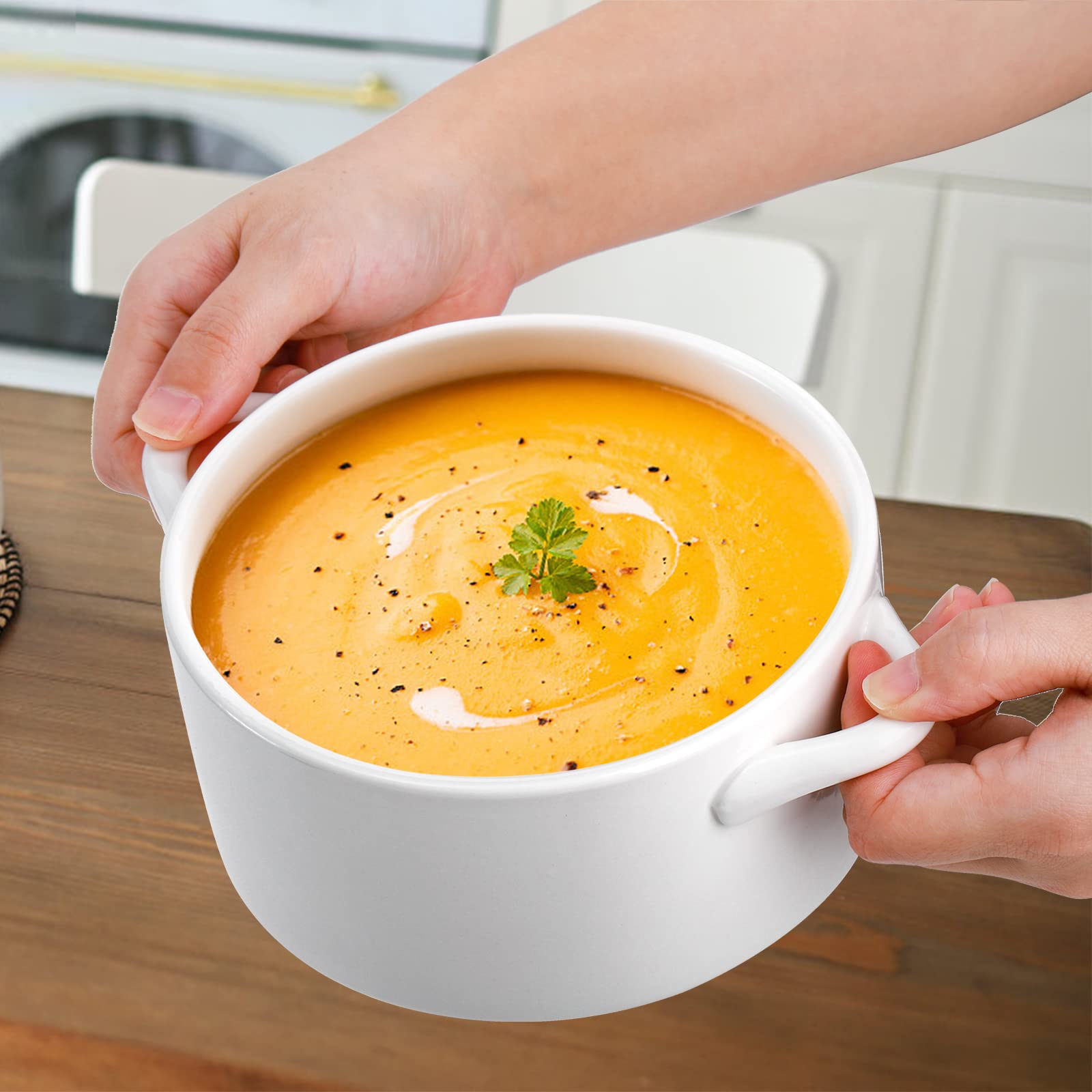 SOUJOY multi-use bowls suitable for soup, cereal, dessert, or snacks.