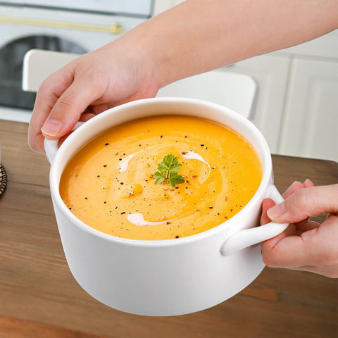 SOUJOY multi-use bowls suitable for soup, cereal, dessert, or snacks.