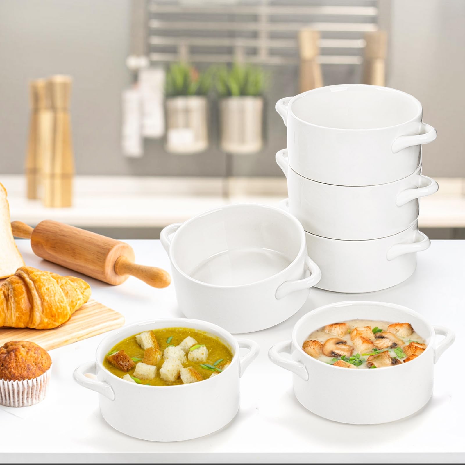 SOUJOY classic serving bowls for family dinners and entertaining guests.