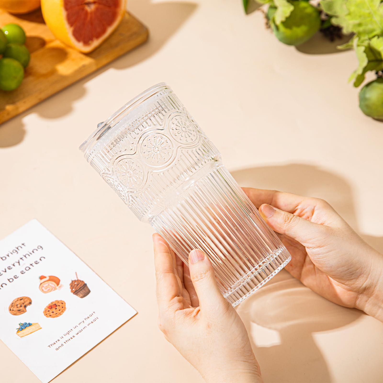 SoulTimes eco friendly reusable glass tumbler as a plastic free choice