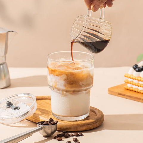 SoulTimes dishwasher-safe glass tumbler for easy cleanup.