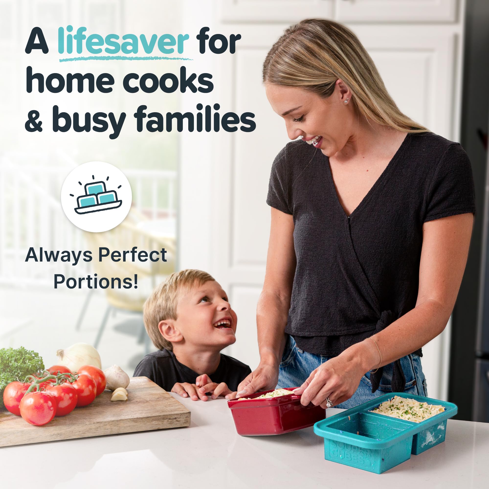 Souper Cubes dishwasher-safe molds simplify cleaning after batch cooking