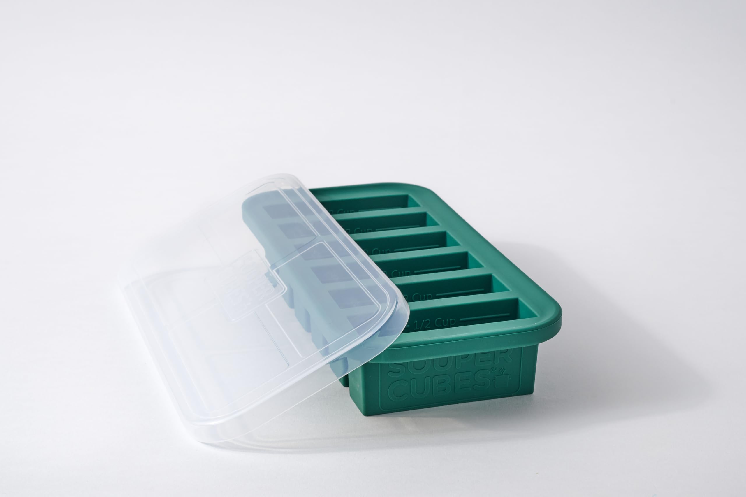 Souper Cubes kale half-cup freezer mold for precise portions