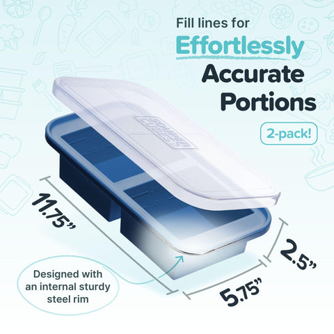 Souper Cubes dishwasher-safe freezer tray for quick cleanup