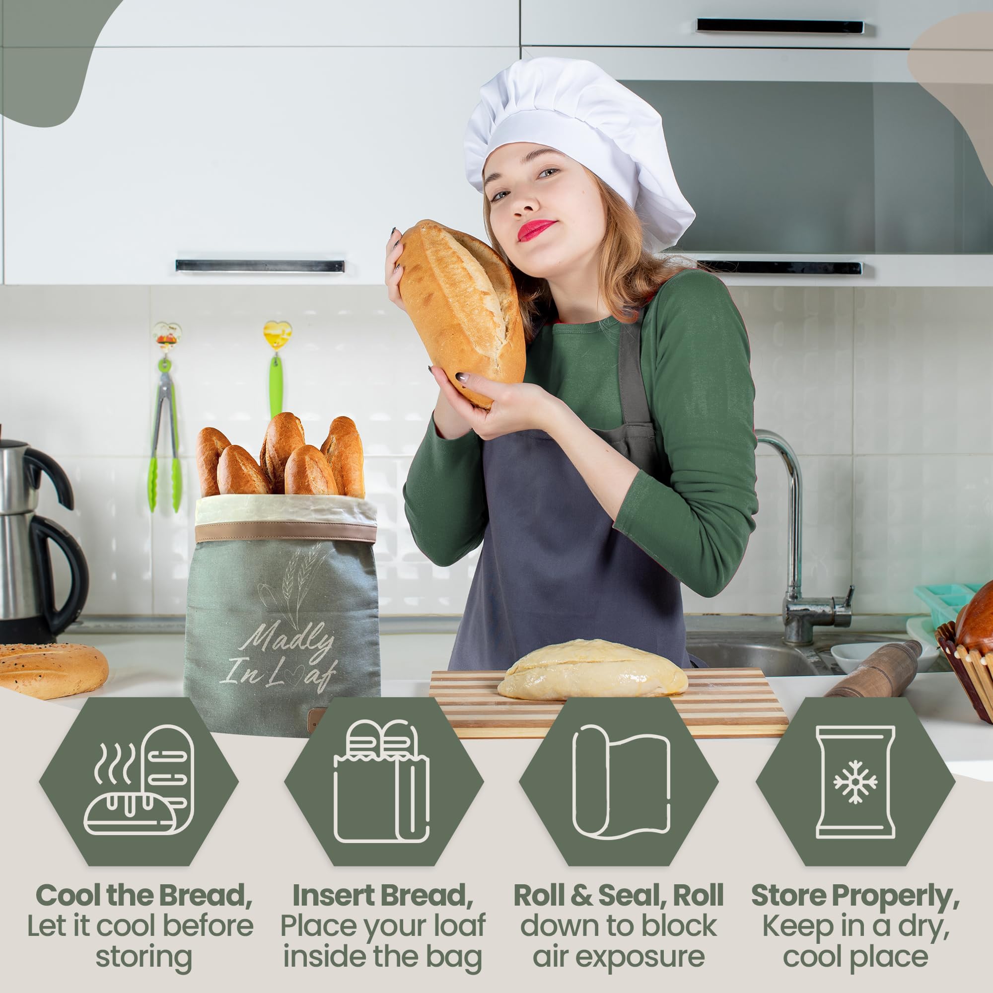 Sourdough Whisper Reusable, plastic-free design reduces waste in bread routines.