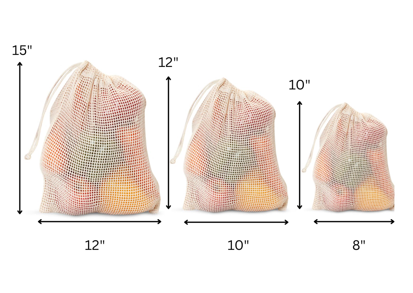 SOUS HOUSE machine washable mesh bags for quick cleanup and reuse