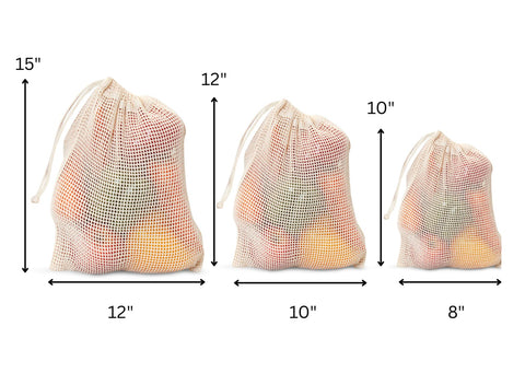 SOUS HOUSE machine washable mesh bags for quick cleanup and reuse