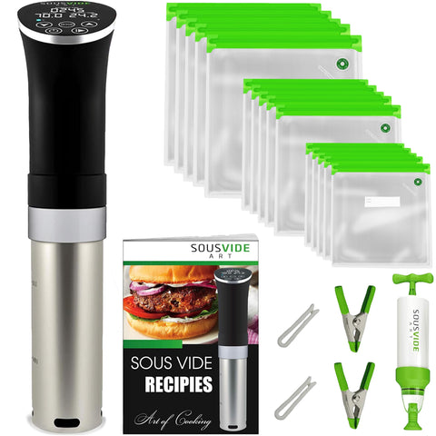 SOUSVIDE ART cooker front view showing compact home kitchen solution