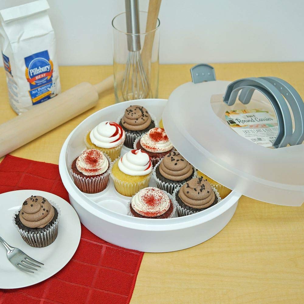 Southern Homewares 3-in-1 cake holder shows versatile transport for desserts