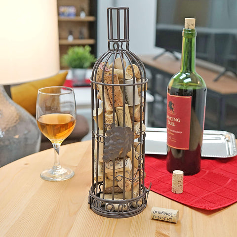 Southern Homewares cork storage grapevine design offering decorative cork display for wine lovers.