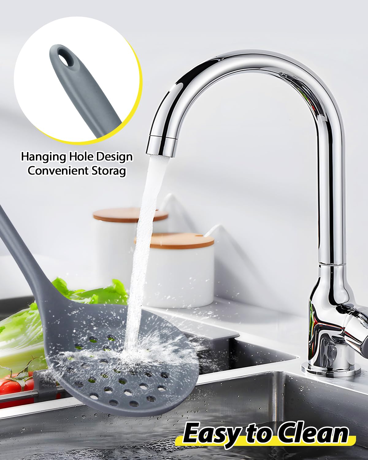 SouxMux high heat resistance utensil handles hot pan tasks safely.