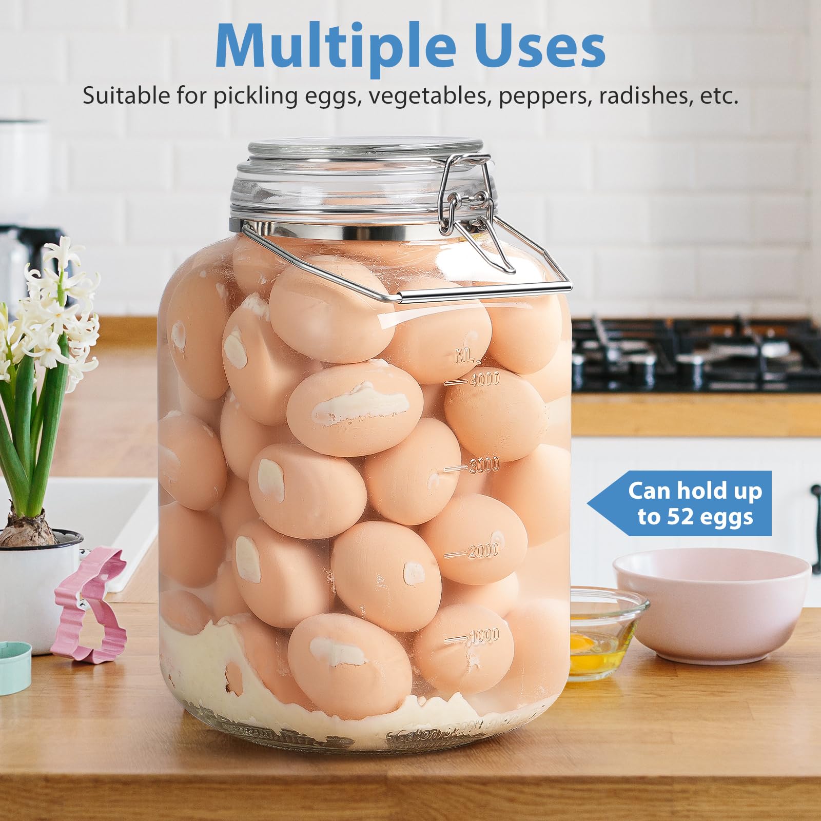Sovietiep jar with wide opening, simple to clean