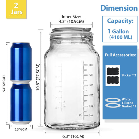 Sovietiep leak-proof glass jar with silicone gasket prevents spills during storage.