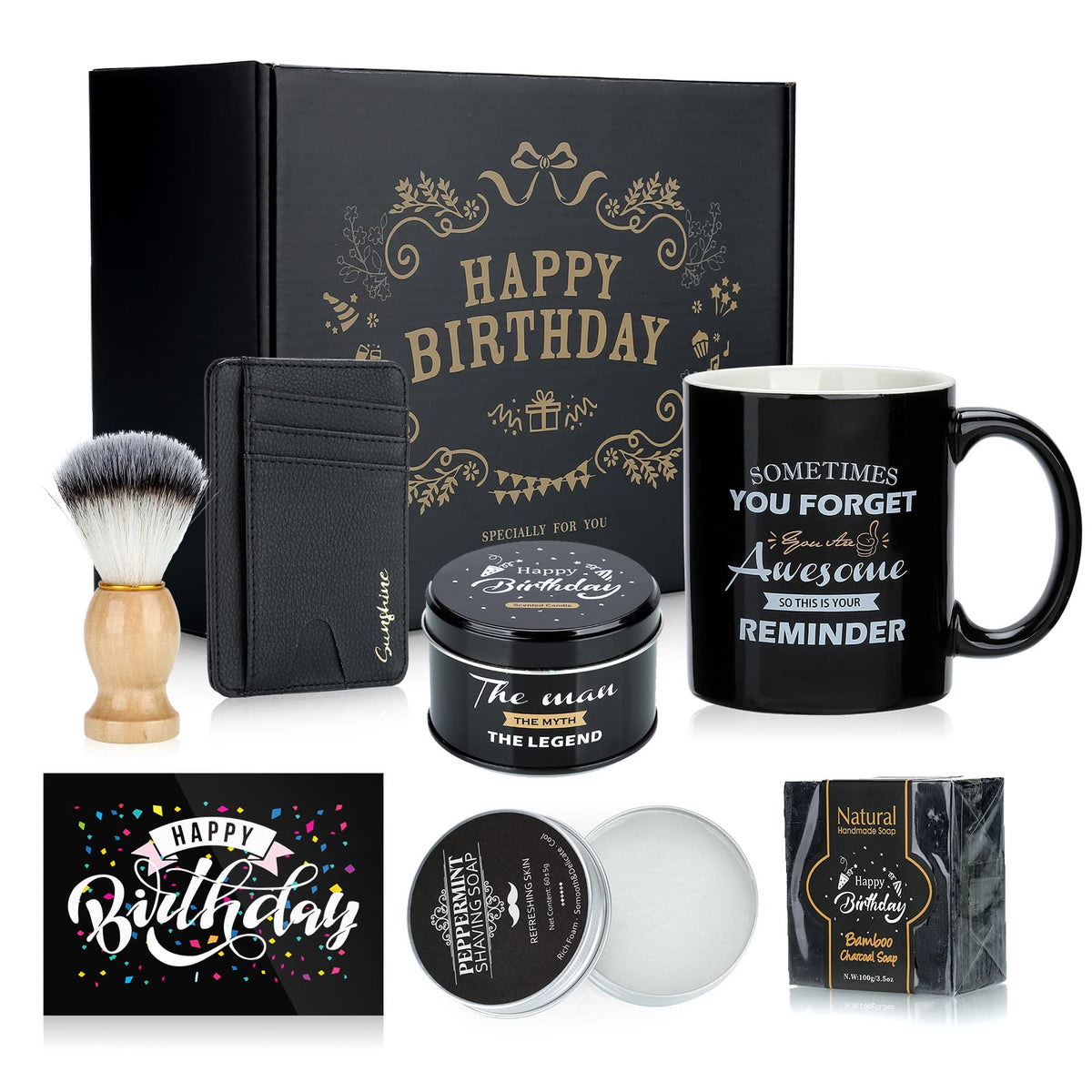 Sovyime birthday gift box packaging presents an elegant unboxing for him