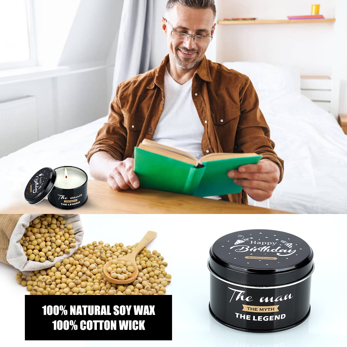Sovyime wooden-handle beard brush for comfortable styling