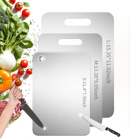 Sowspoy Katuchef titanium cutting board overview with a durable single-piece surface for heavy prep.