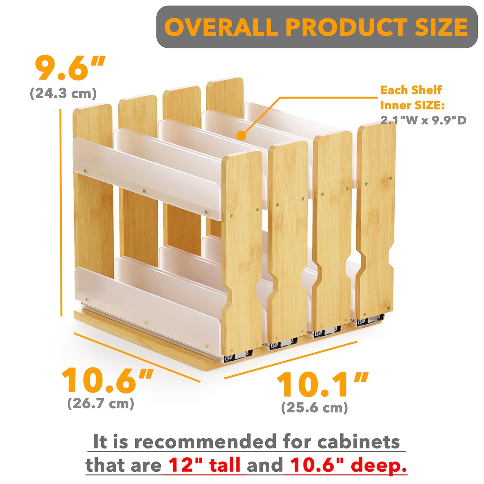 SpaceAid bamboo construction close-up emphasizes durable natural finish.