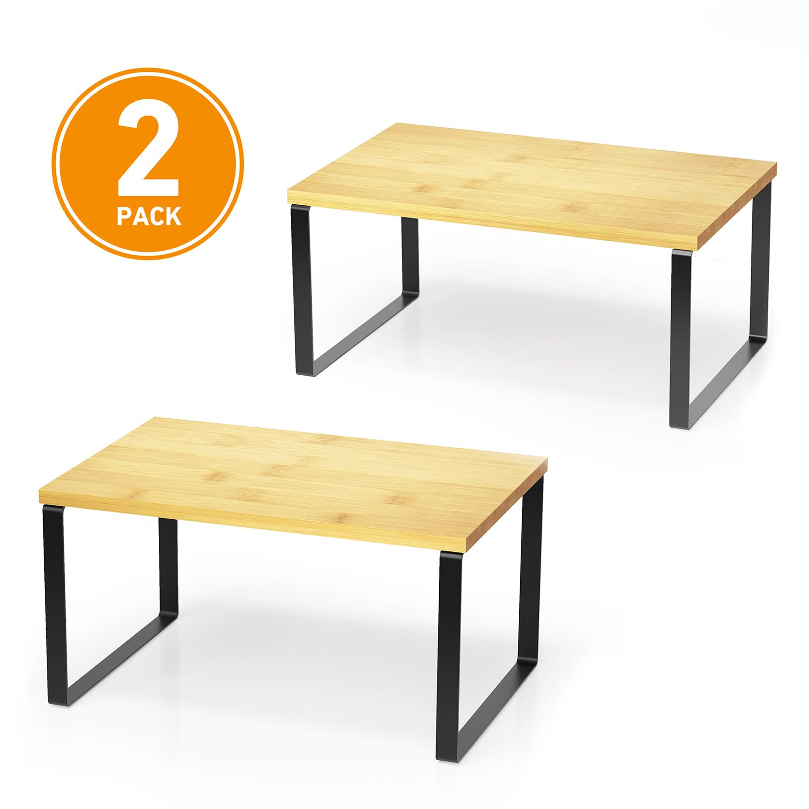 SpaceAid sturdy shelf holding spices and jars demonstrates reliable storage capacity.