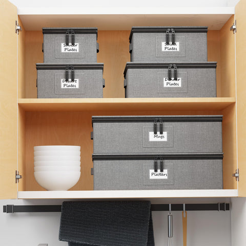 SpaceAid multi-size set fits plates saucers and platters