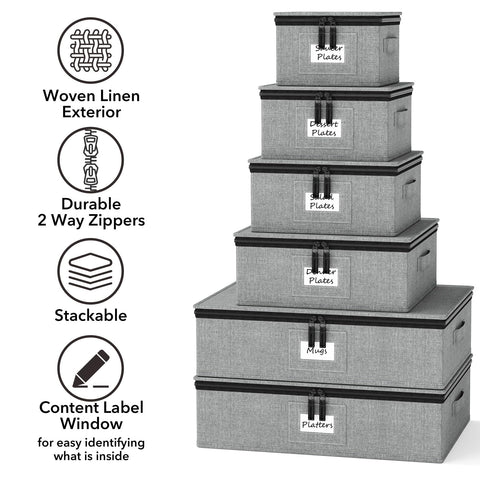 SpaceAid china storage containers stackable design saves space