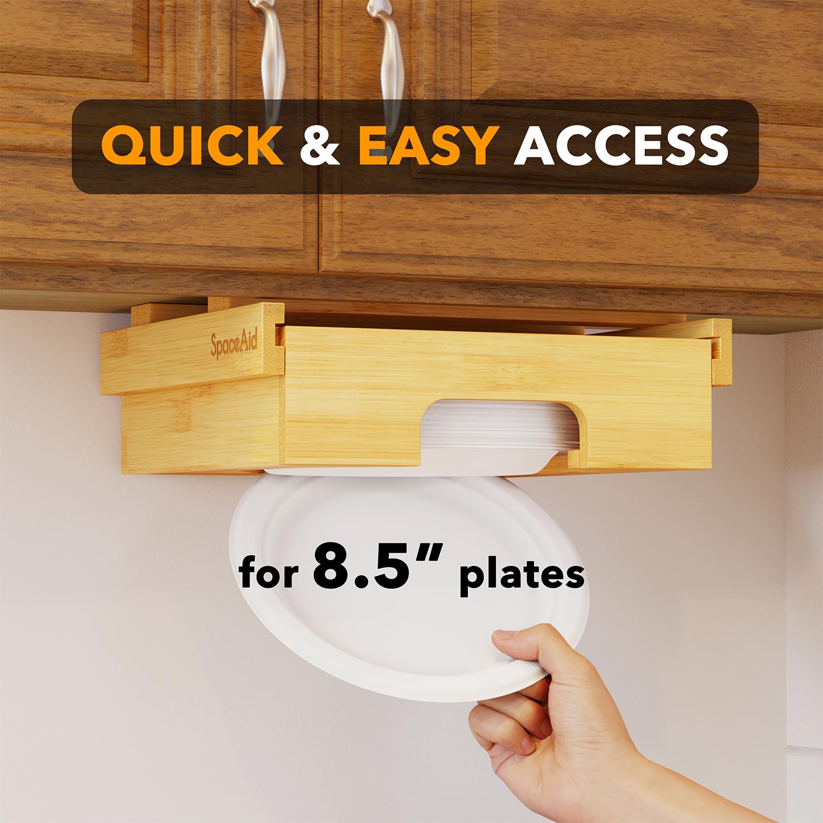 Detachable top rack for quick refills and easy cleaning