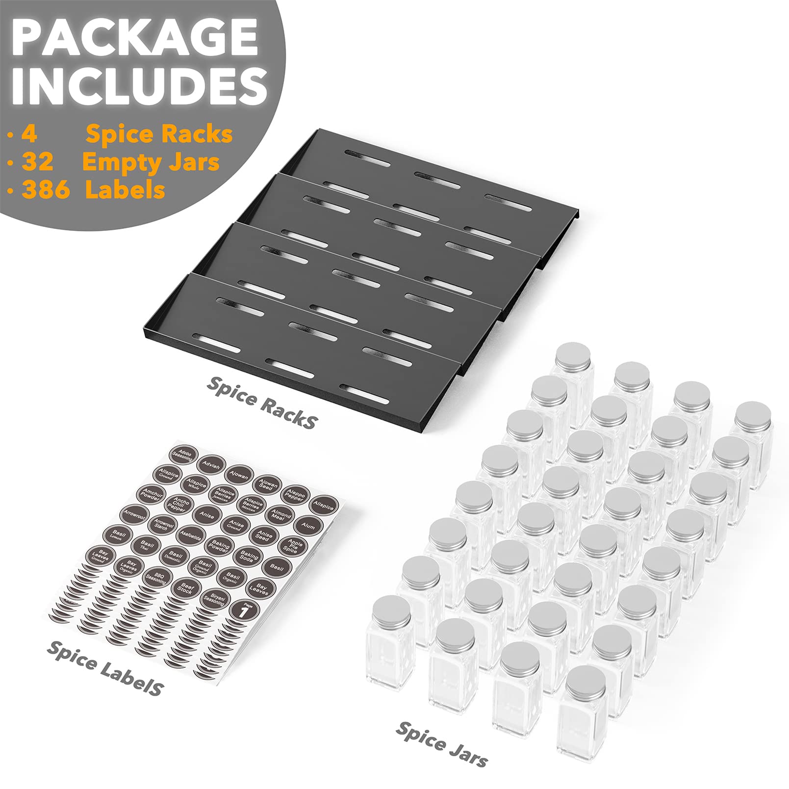 SpaceAid easy-clean tray resists cracking and wipes clean after spills.