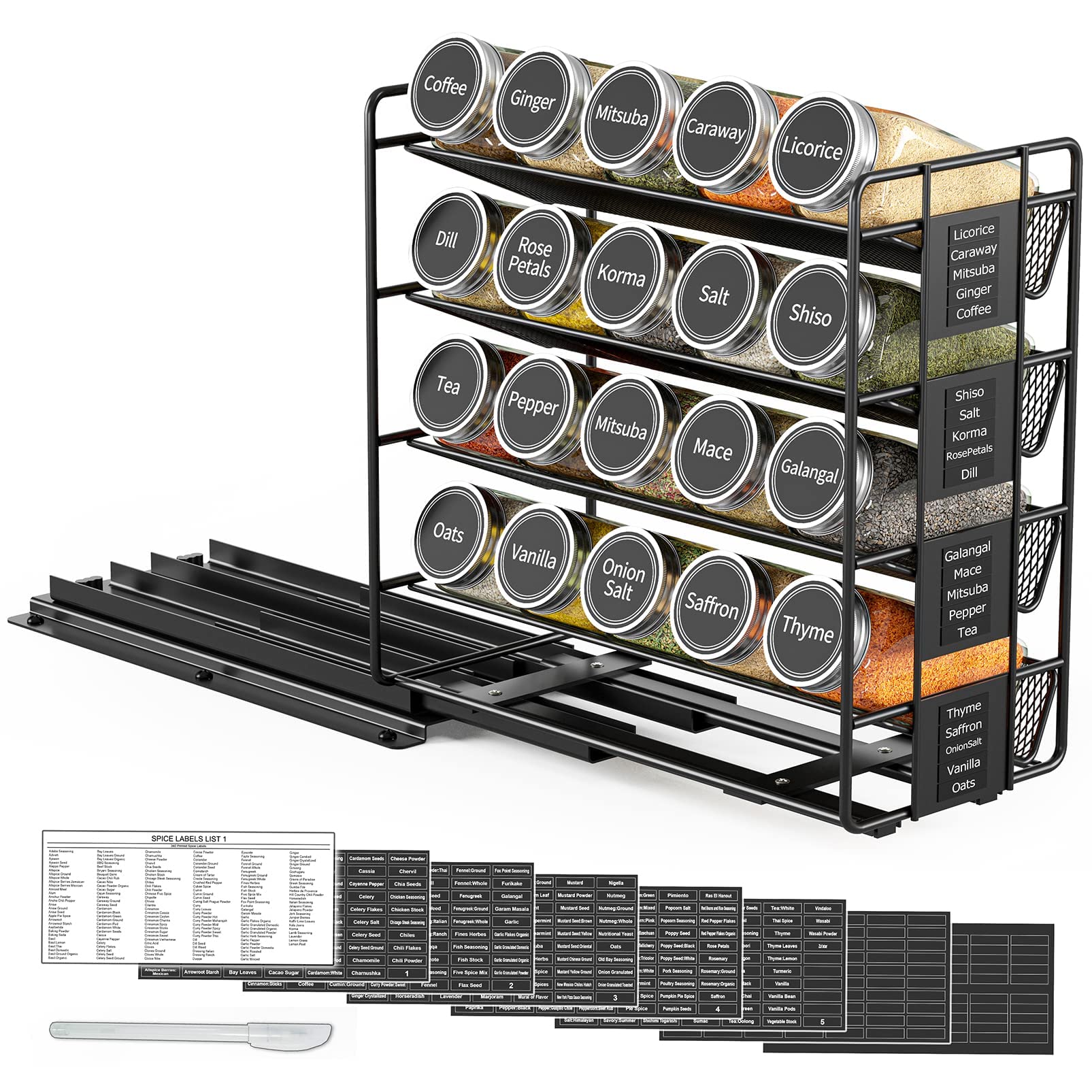 SpaceAid removable base bottom simplifies installation and lip clearance.