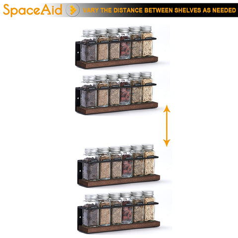 SpaceAid 415-labels-set helps you organize jars at a glance.