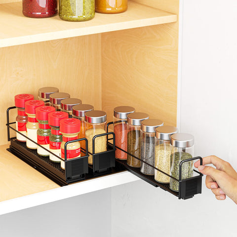 SpaceAid durable steel construction supports daily kitchen use.