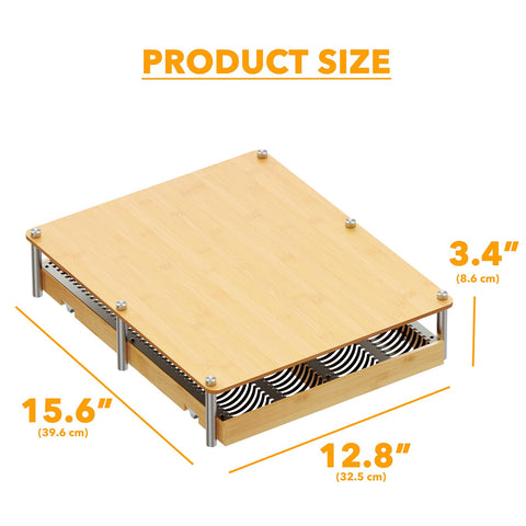 SpaceAid Vertuo pod storage for 40 big pods—keeps capsules neatly within reach.