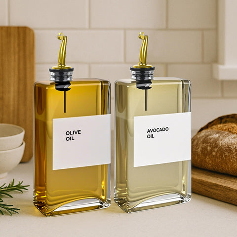 Spaceneat drip-free pour spout preventing countertop splashes during cooking