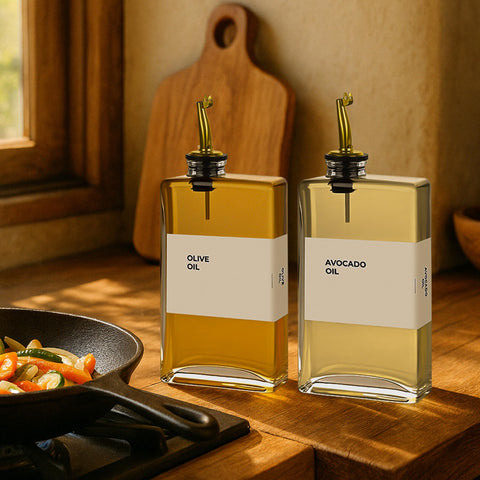 Spaceneat versatile multi-purpose dispenser for oils, vinegars, syrups, and dressings