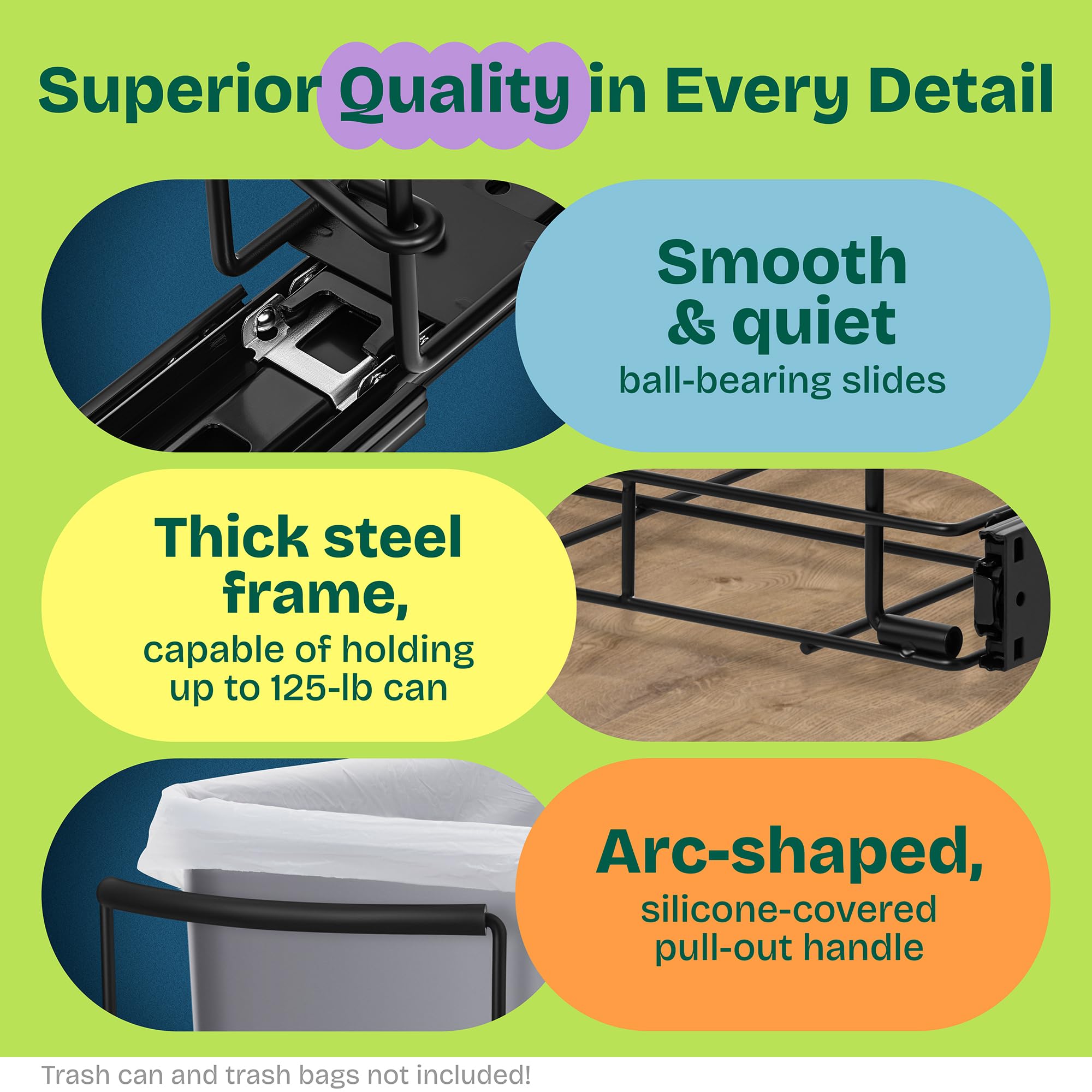 Spaces Tools durable steel frame provides strong support for heavy loads.