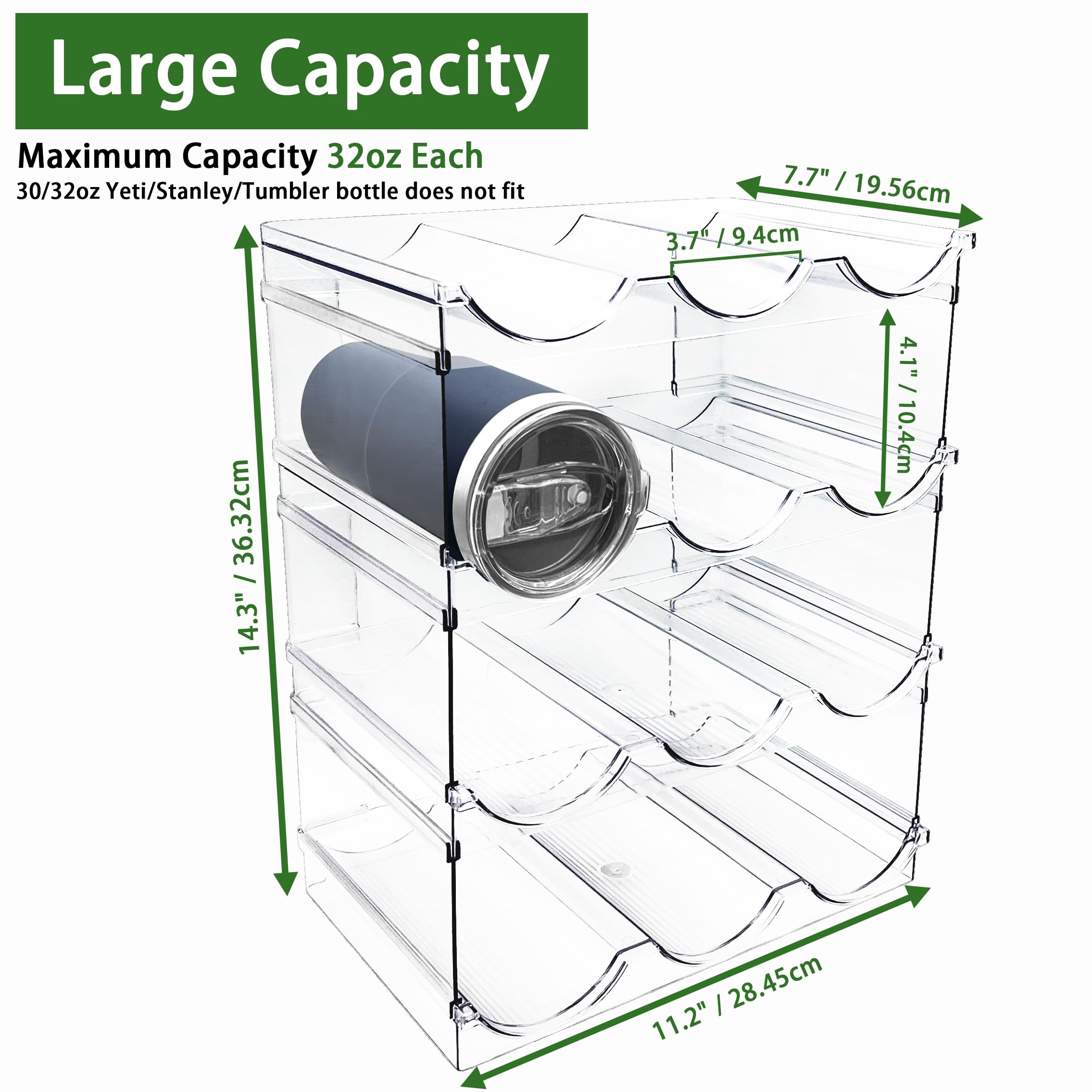Spaclear water bottle storage in pantry cabinets maximizing vertical space