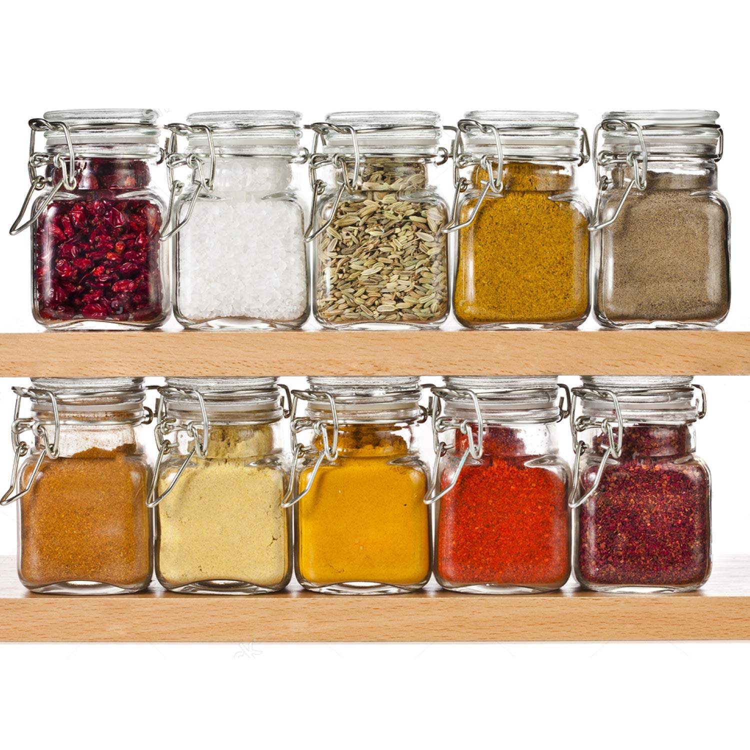 Spanla glass jars built to last with thick, dishwasher-safe material.