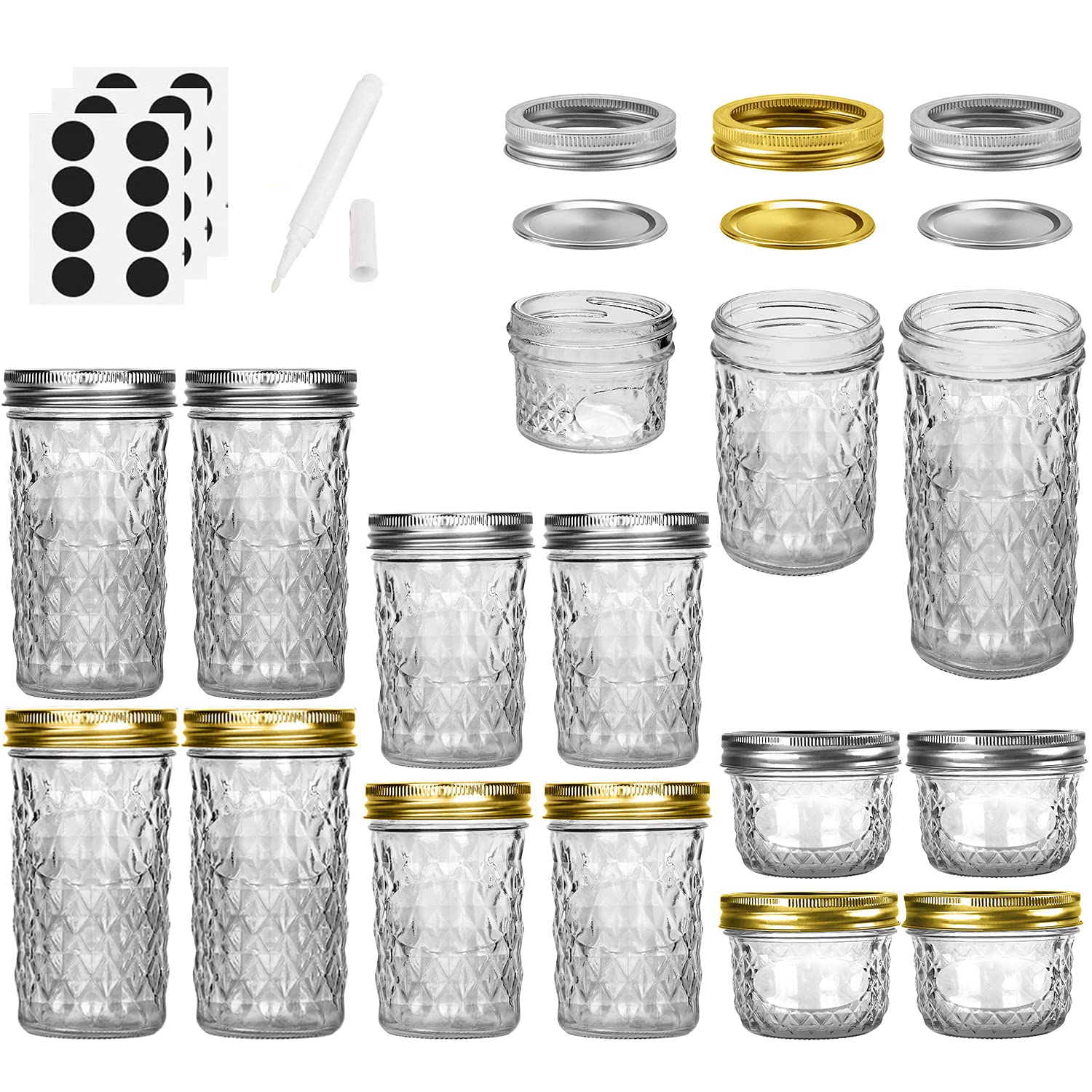 SPANLA glass jar close-up highlights clarity and durability.