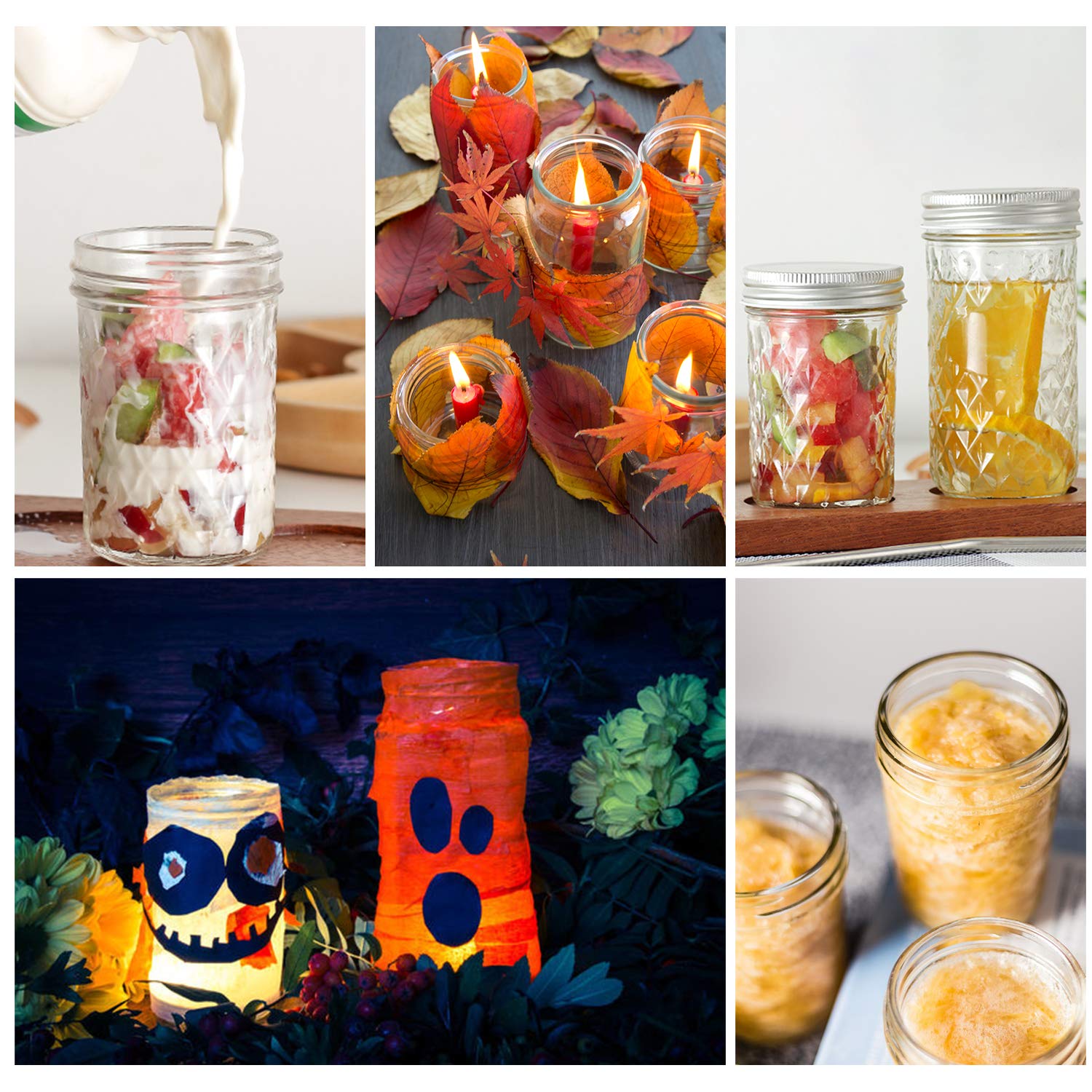 SPANLA mason jars ready for weddings and favors with decorative gifts