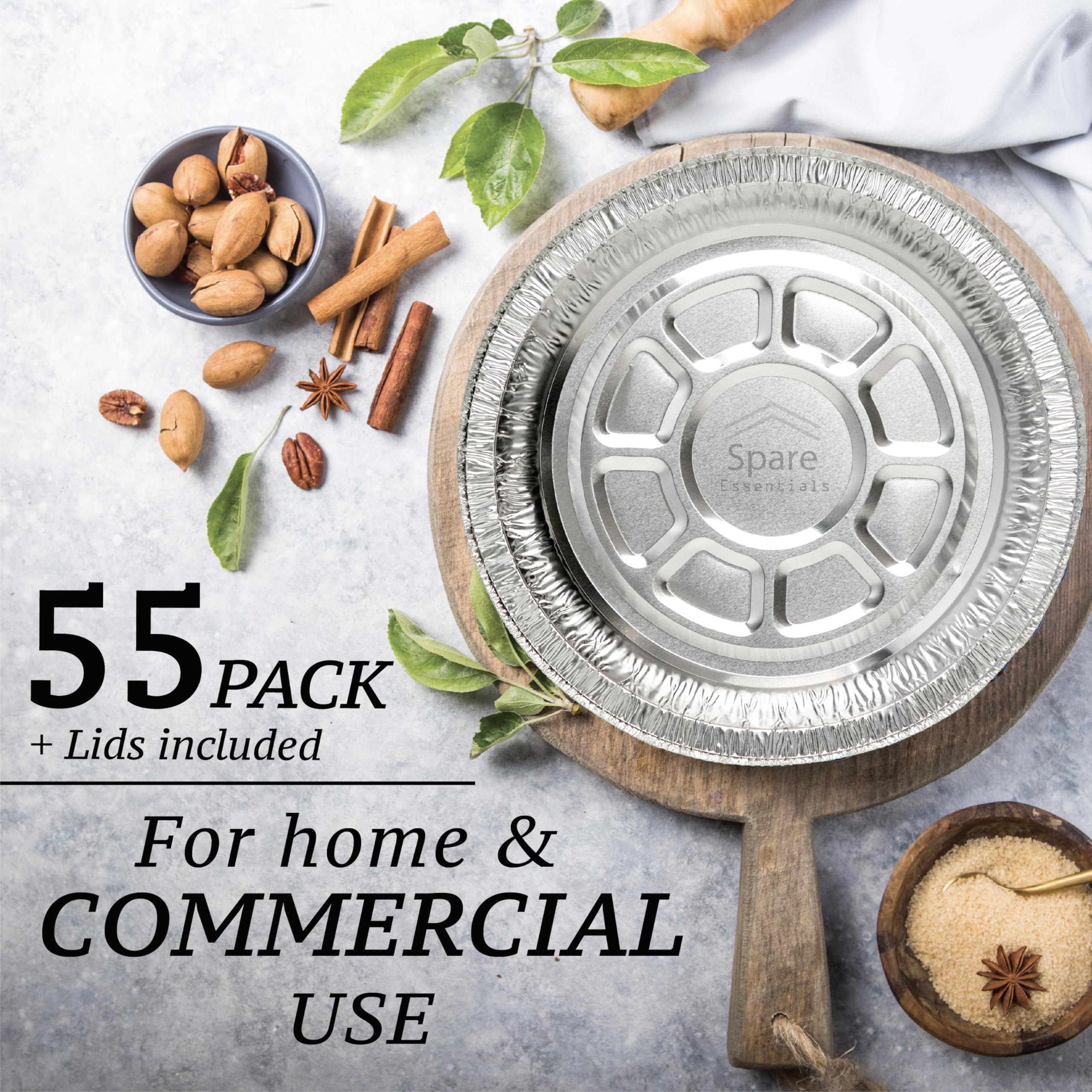 Spare Essentials air fryer-compatible pan with lid for quick meals