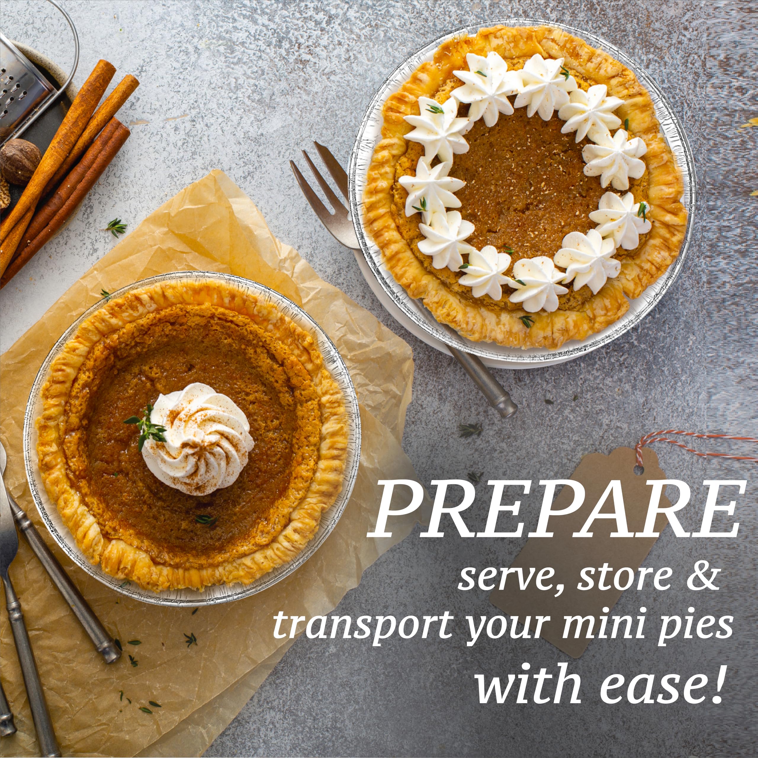 Spare Essentials oven-safe, freezer-to-oven pie pan for versatile storage.