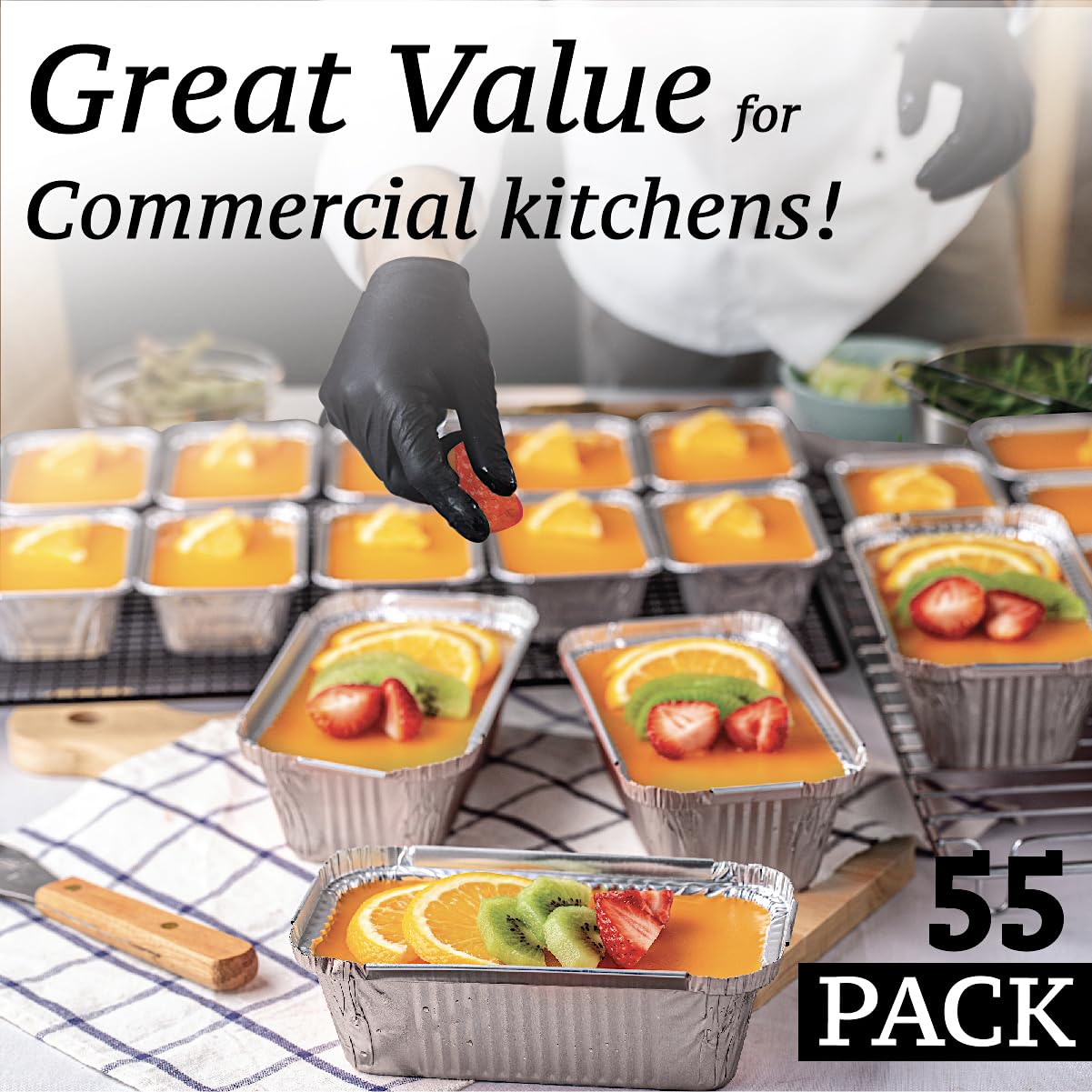 Spare Essentials easy-cleanup disposable pans simplify waste-free meal prep